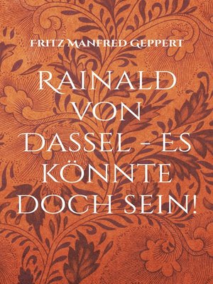 cover image of Rainald von Dassel--Es könnte doch sein!